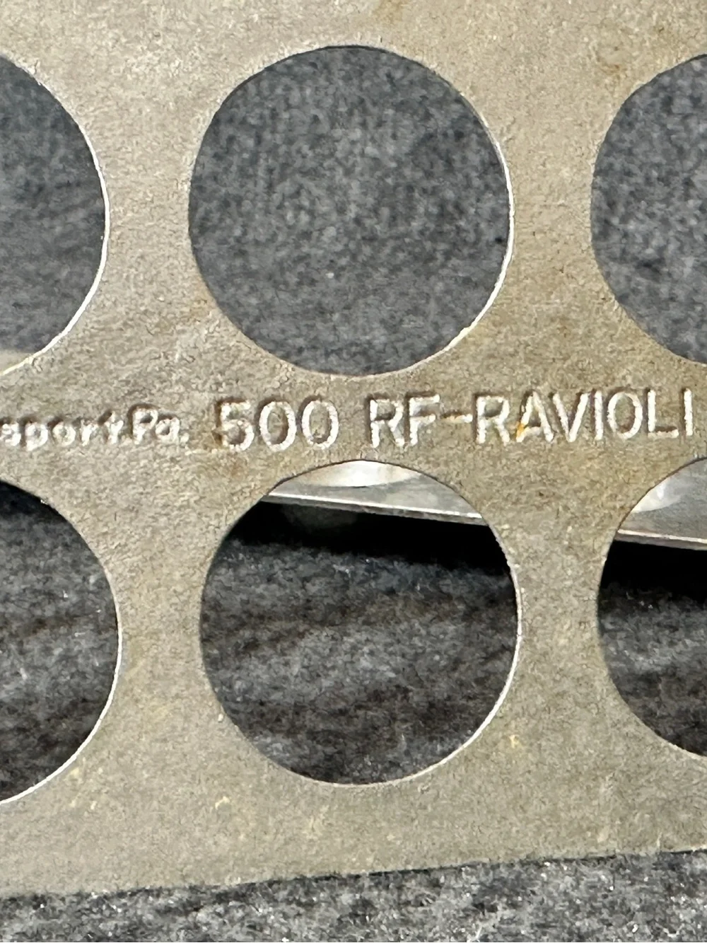 Vintage ravioli mold